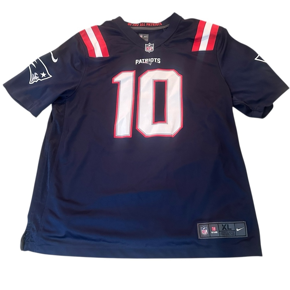 Nike Men New England Patriots Mac Jones Home Jersey Sz XL